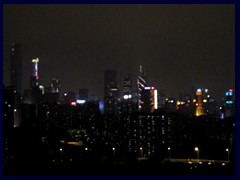 View at night from our hotel room at YuTong in Tianhe's Canton Fair area. See more in the skylines and night sections.